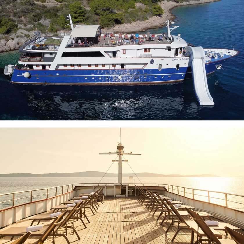 LUPUS MARE for a private cruise in Croatia
