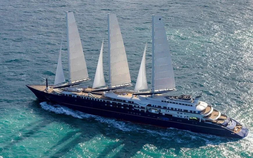 Orient Express Corinthian: the world’s largest sailing yacht sets sail