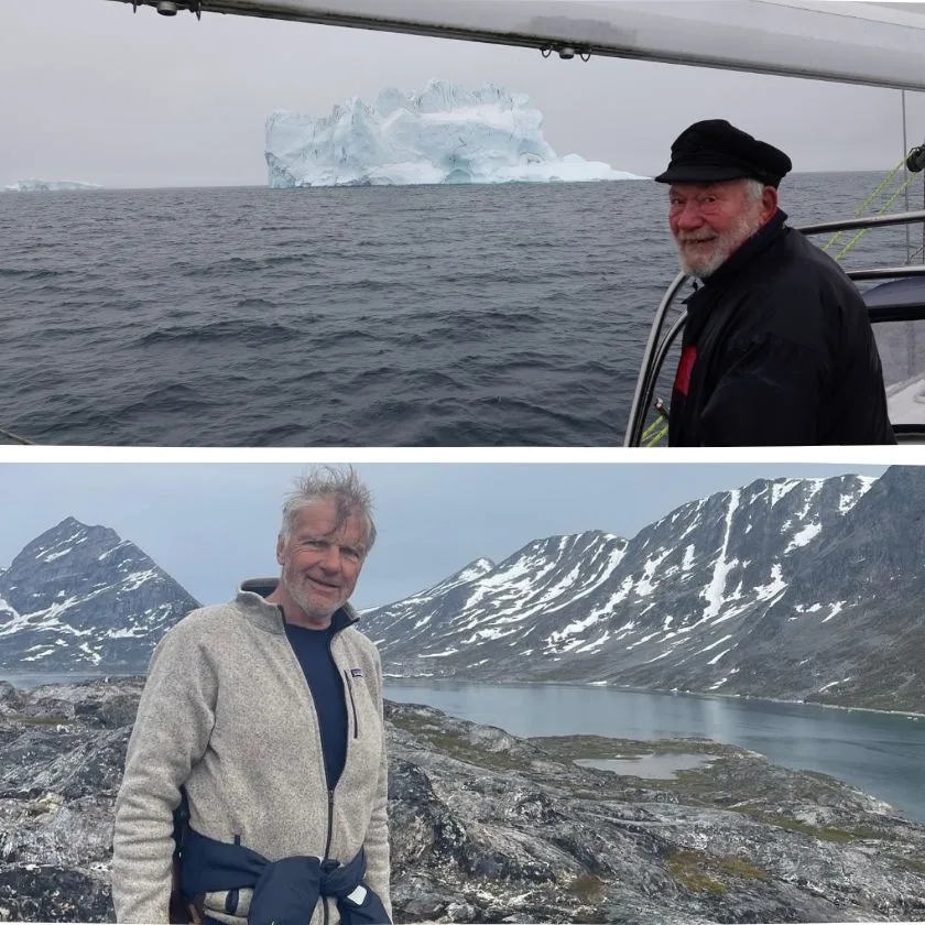 Nautical expedition: Bernard Gallay and Sir Robin Knox-Johnston, together again at sea