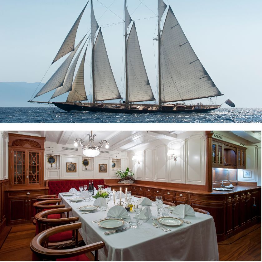 The 65m Schooner ATLANTIC Joins the BGYB Charter Fleet