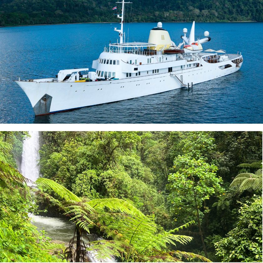 The 99m Iconic Motor Yacht CHRISTINA O: Fam Trip to Costa Rica!
