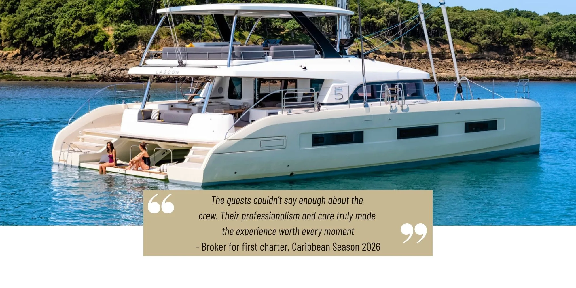LADY ROSÉ: 5-star Reviews on First Charter!