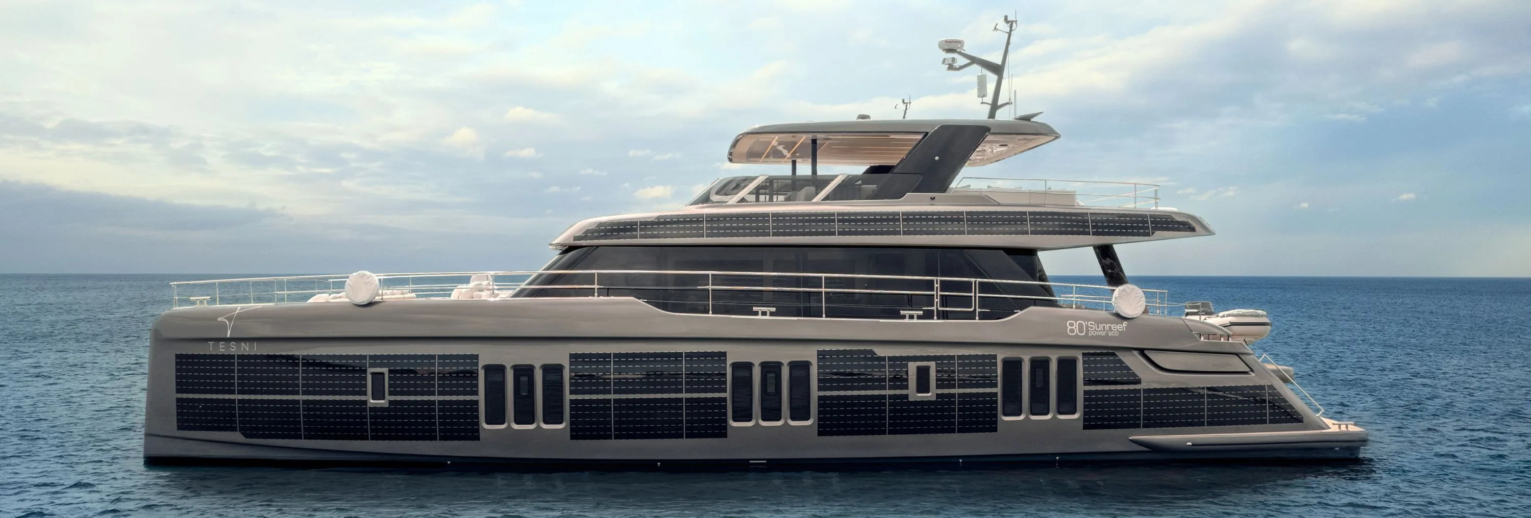 80 Sunreef Power TESNI : New Addition to the BGYB Charter Fleet!
