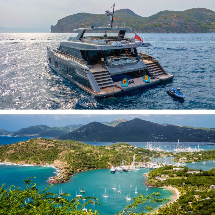 TESNI at the Antigua Charter Yacht Show