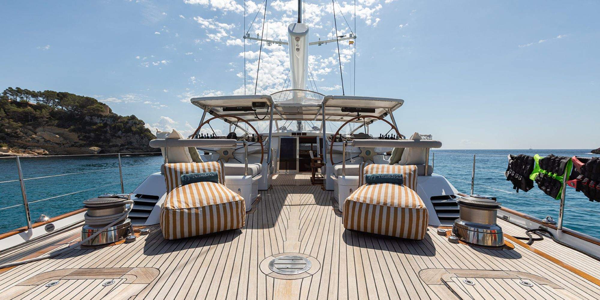 THANDEKA: New Photos of the 37m Dubois Sailing Yacht