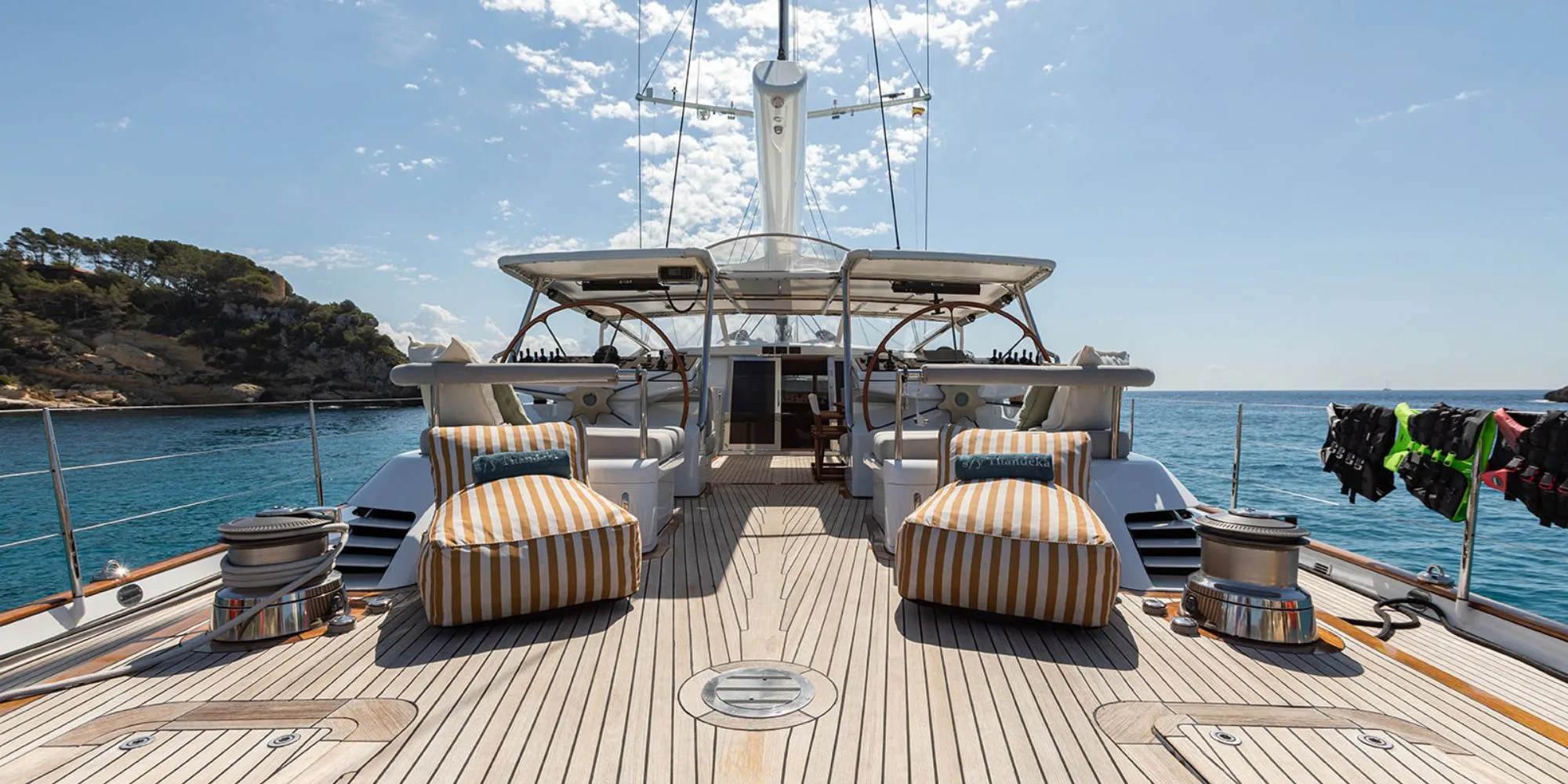 THANDEKA: New Photos of the 37m Dubois Sailing Yacht