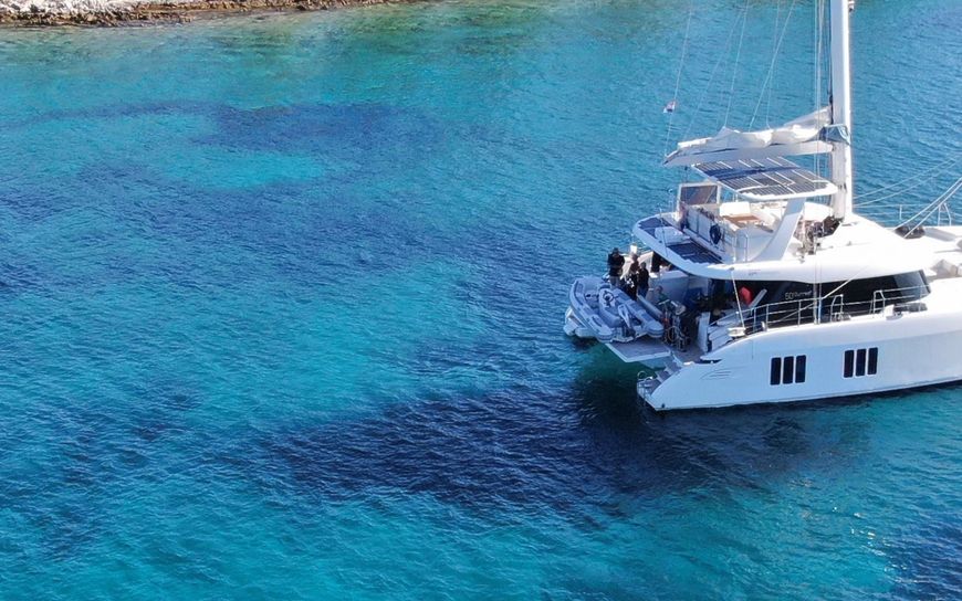 Explore French Polynesia aboard the Catamaran Sunreef Eco 50 TIRIL; an Eco-Responsible Luxury Cruise