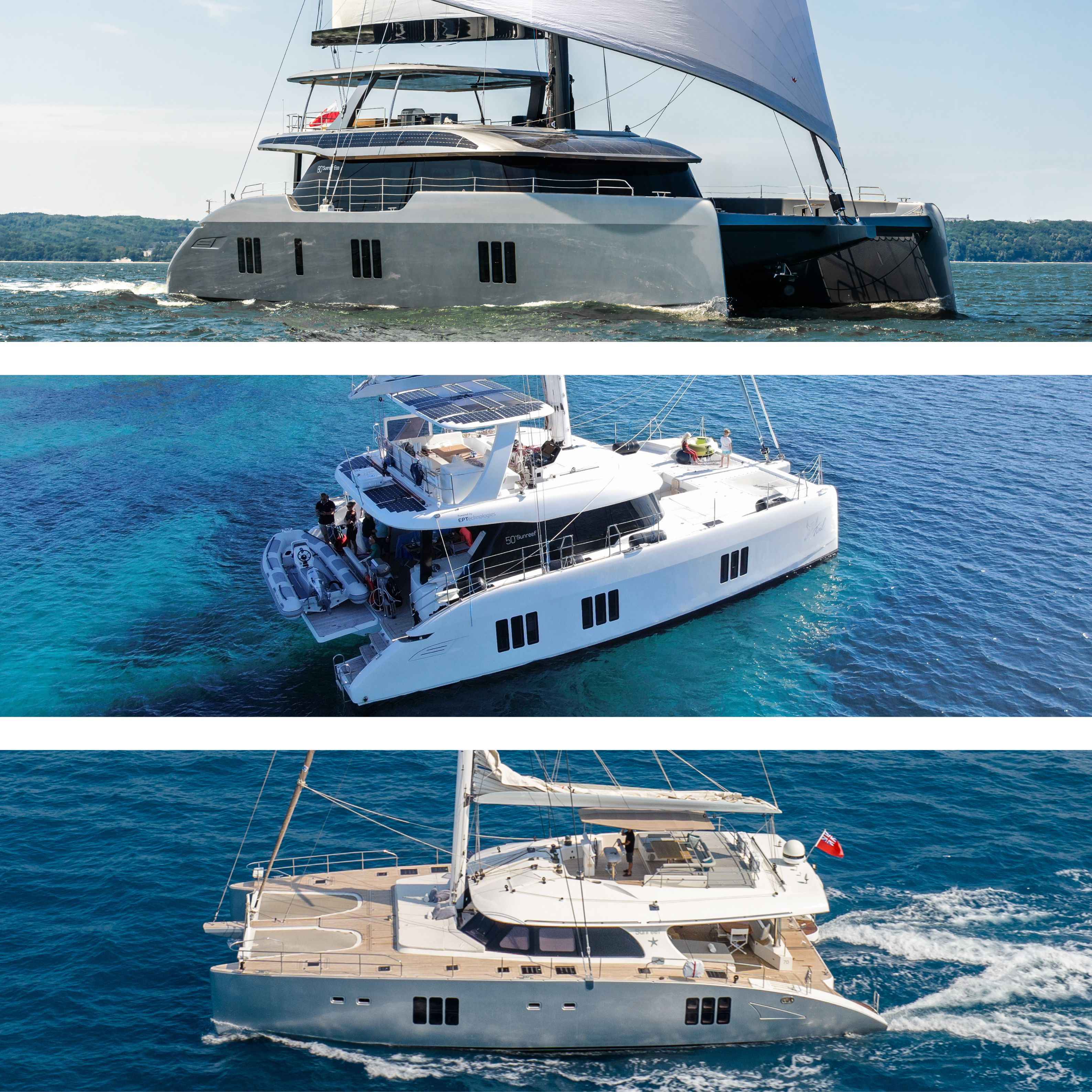 Sunreef Catamarans for Charter with BGYB