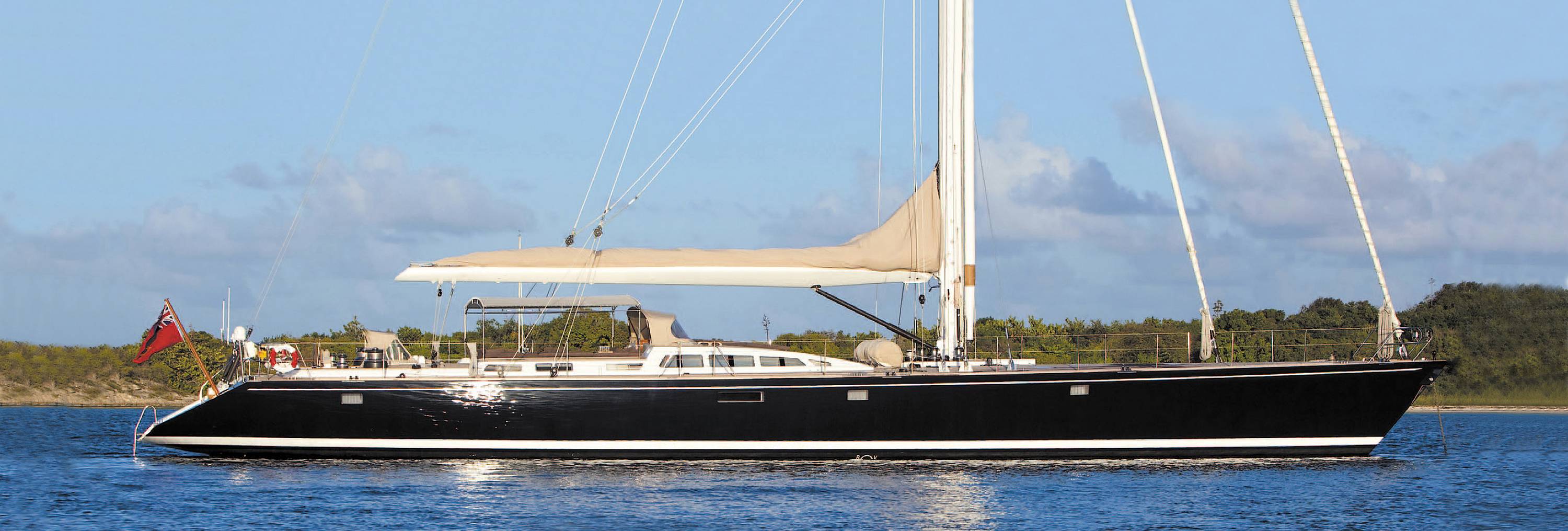 sailing yacht listing