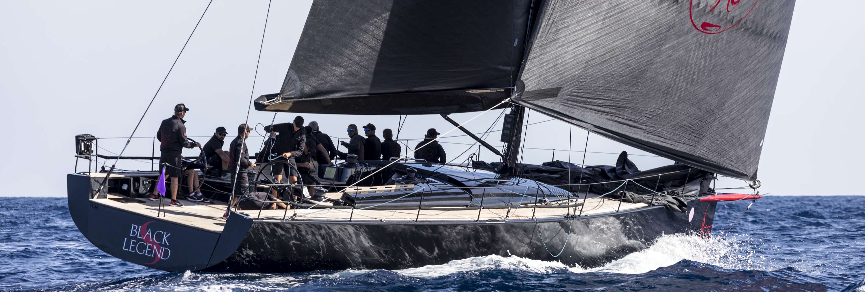 black legend 3 sailing yacht