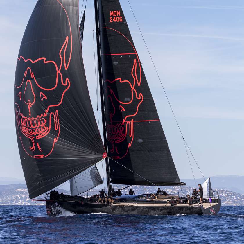 black legend sailboat