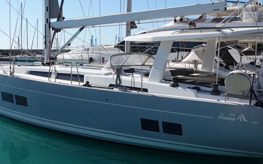 CHOCOLAT, a 2022 Hanse 588: A New Sailing Yacht for Sale with BGYB
