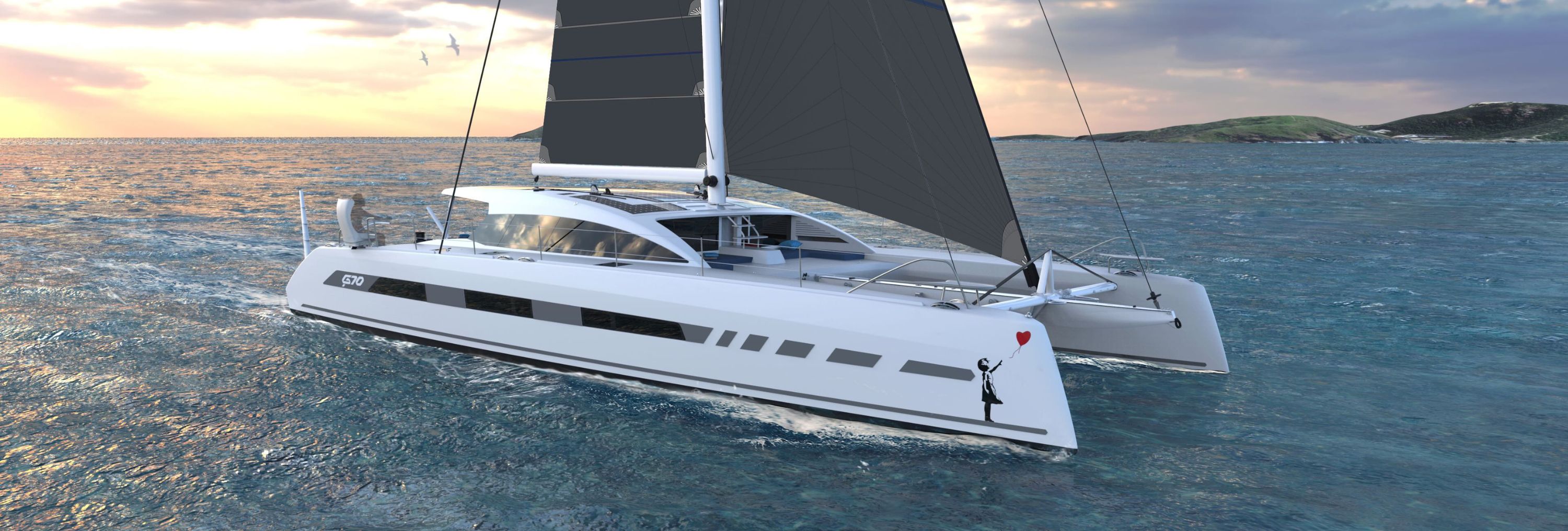 New High-End Catamaran: the GP 70