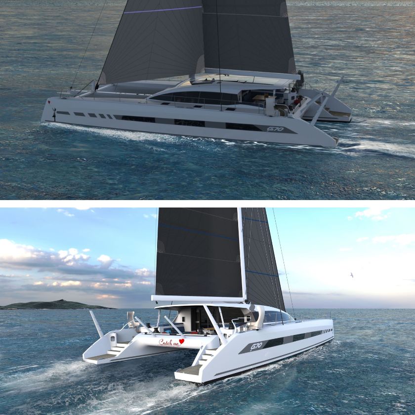 New High-End Catamaran: the GP 70