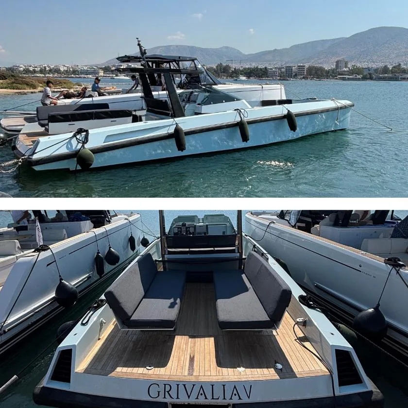 GRIVALIA V: Wally Tender 43 for Sale