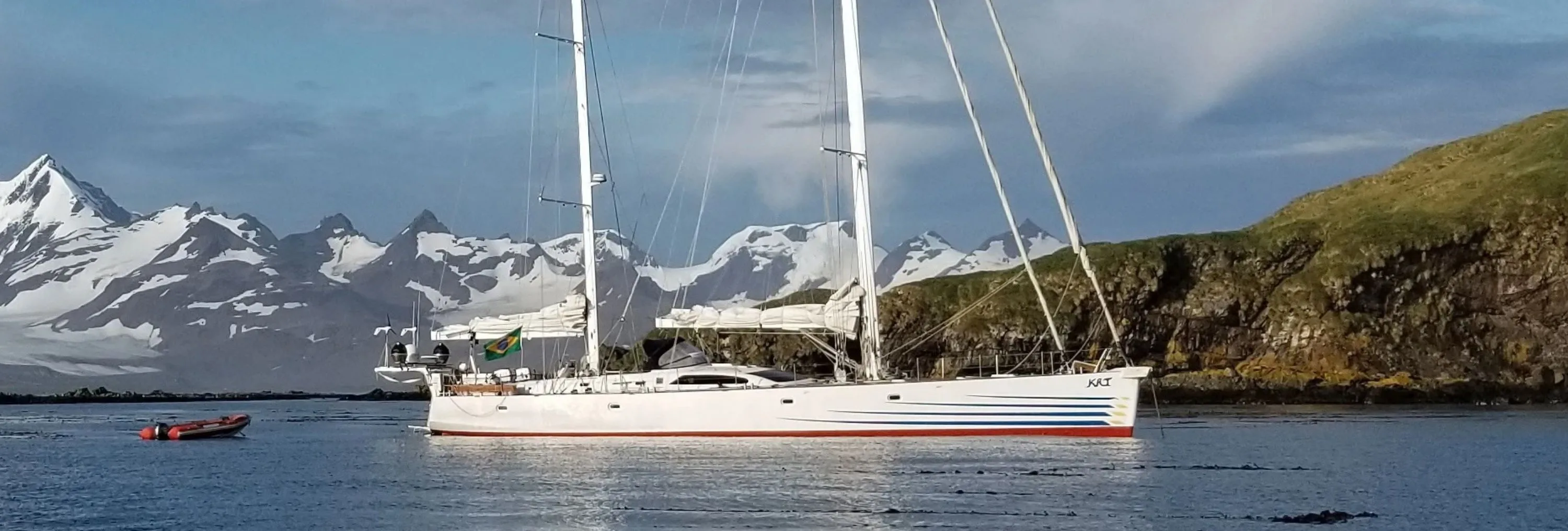KAT : Custom Expedition Ketch Rigged Sloop: An Expedition Sailing Yacht for Sale After Two Circumnavigations