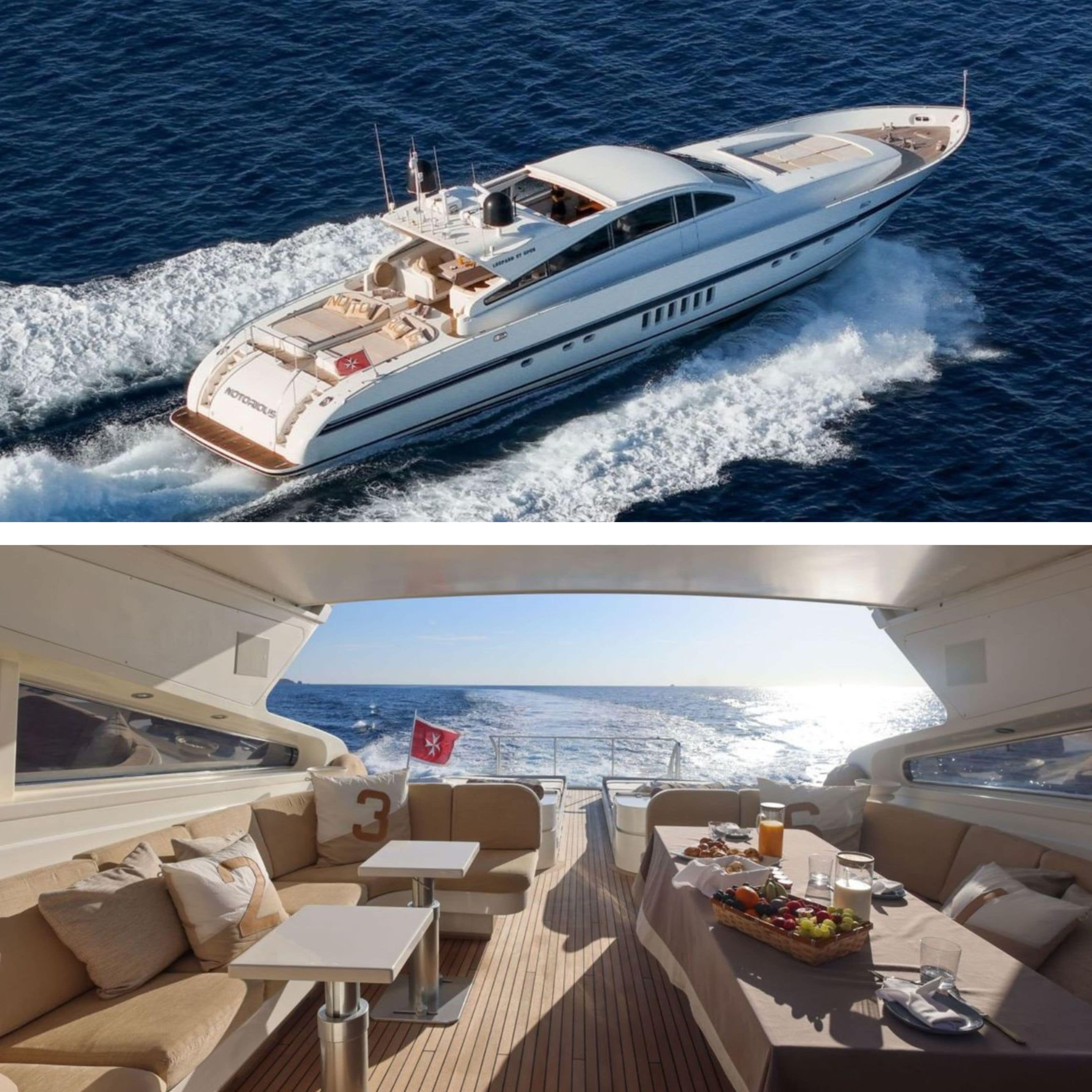 NOTORIOUS: New motor yacht available for sale!
