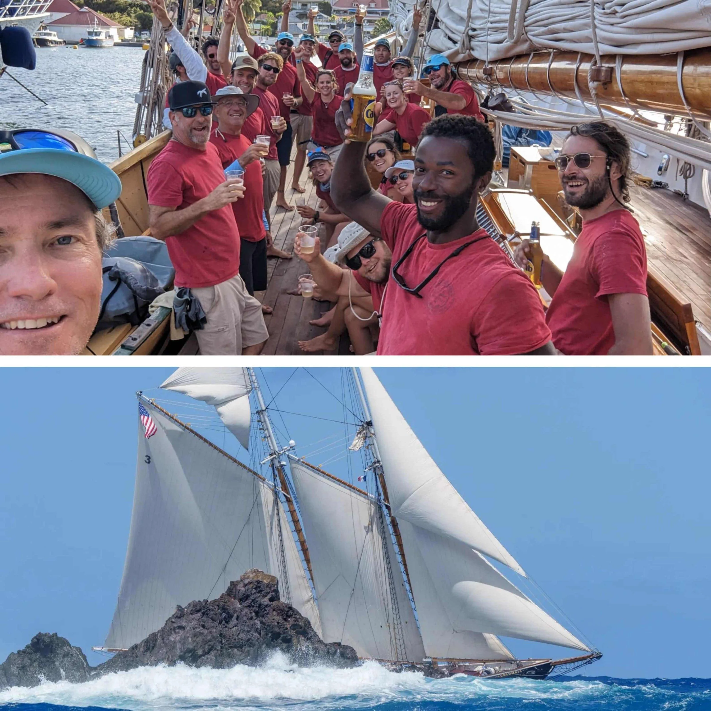 COLUMBIA: Winner of the St Barths Bucket Regatta in Class E