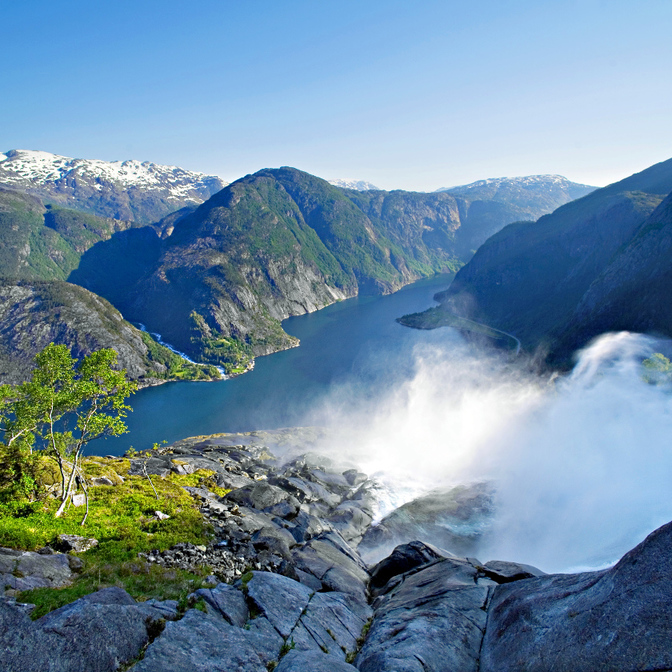 Langfoss Falls - Haugesund