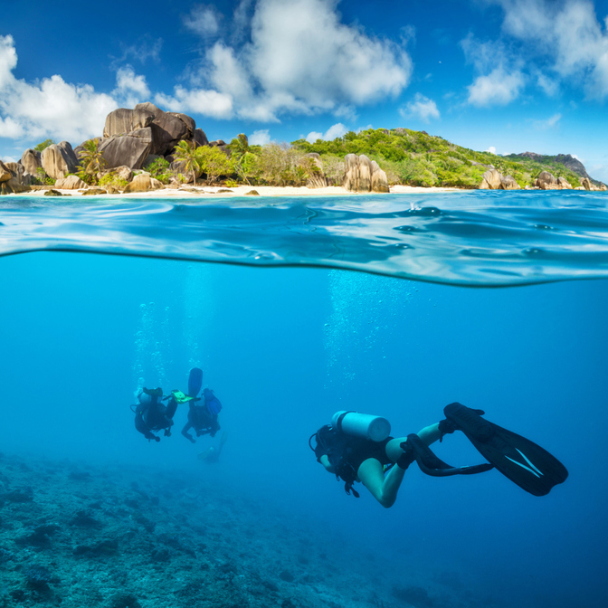 Praslin - Anse Volbert & St Pierre Island