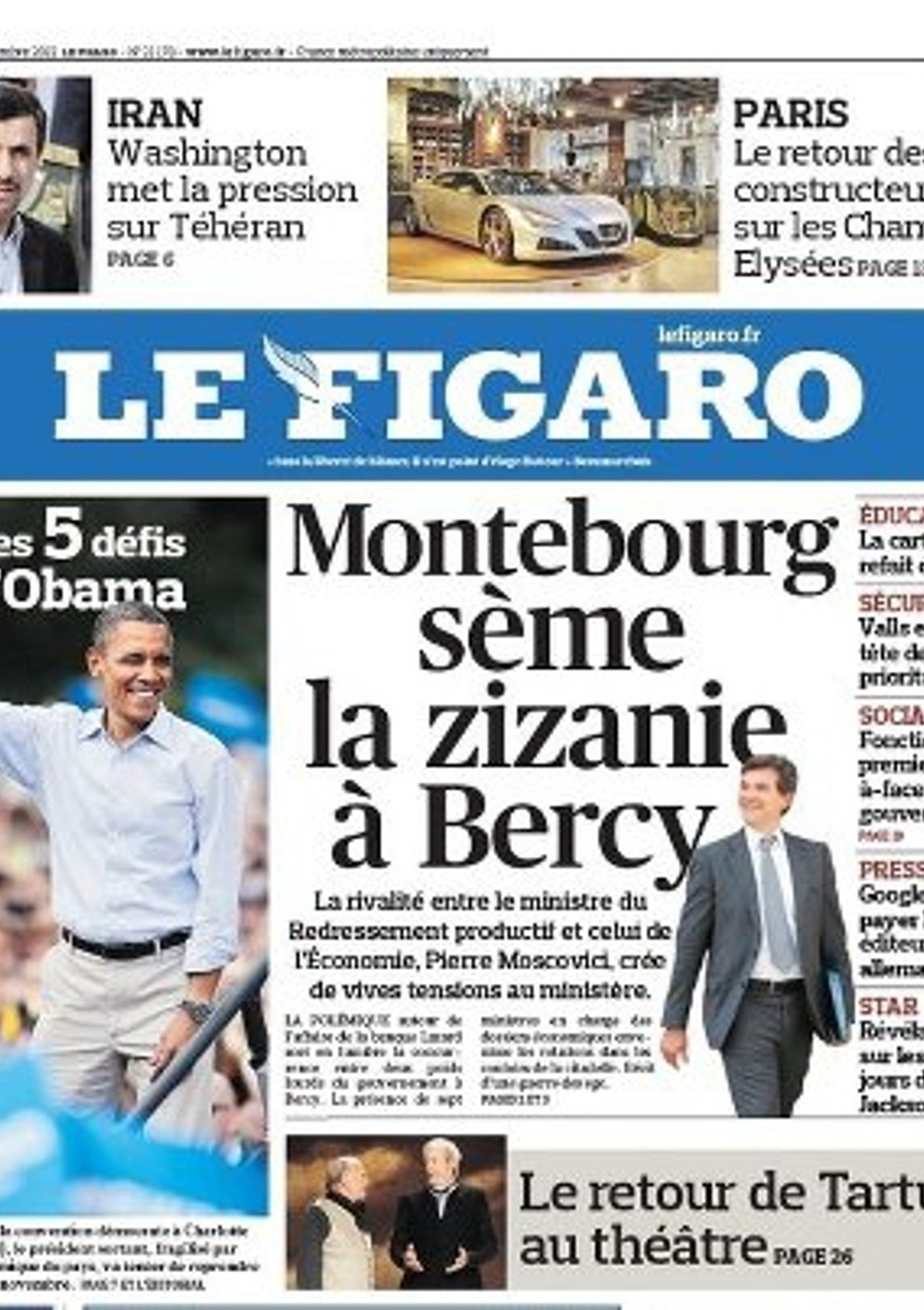 4th September 2012 BGYB Press Article Le Figaro