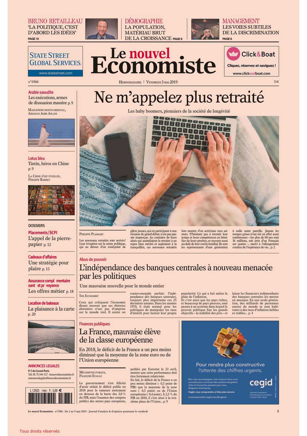 Le Nouvel Economiste - May 2019