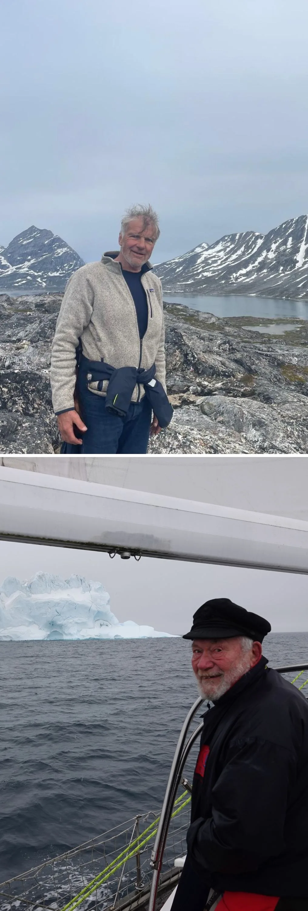 Voiles et Voiliers: Sir Robin Knox-Johnston sets sail for Greenland with Bernard Gallay