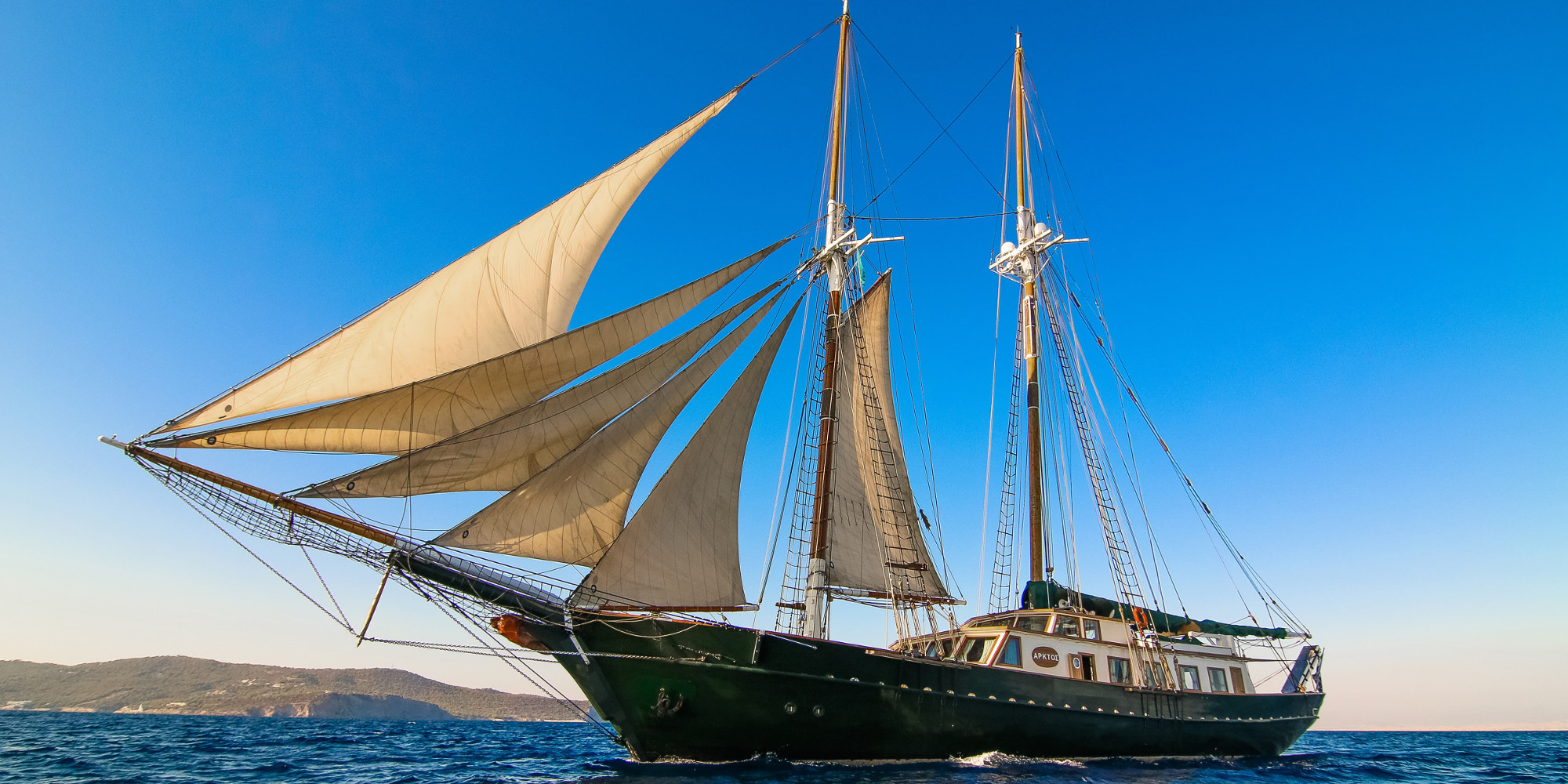 Classic Schooner Sailing Yacht ARKTOS Yacht for Charter BGYB
