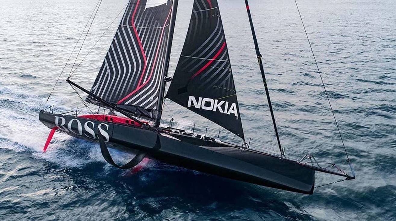 hugo boss racing yacht